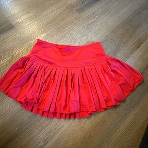 Vibrant Red Skirt